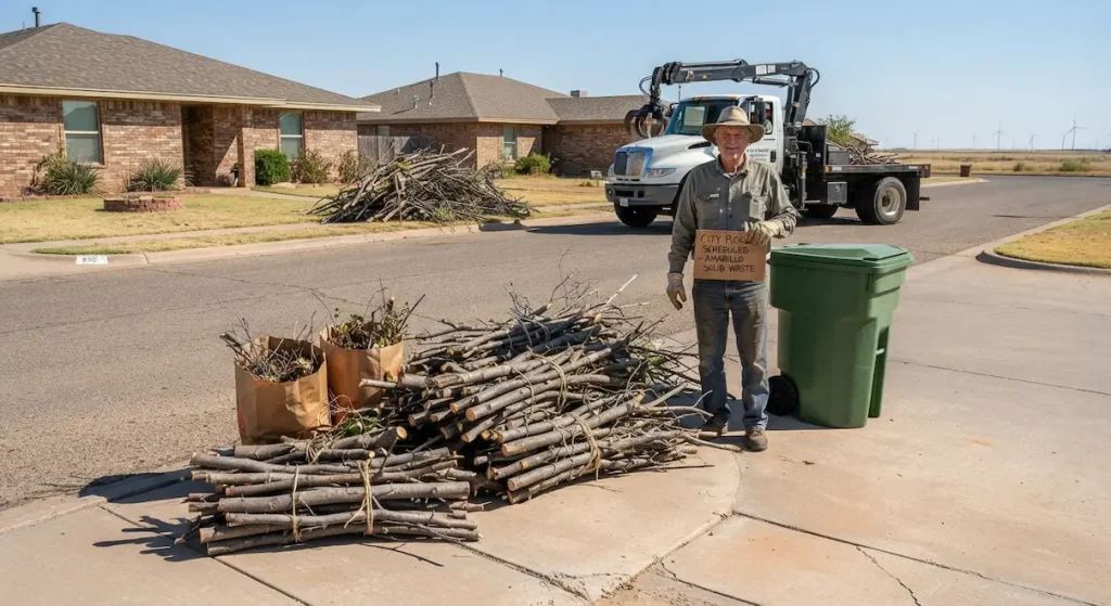 Amarillo tree limb pickup schedule 2026
