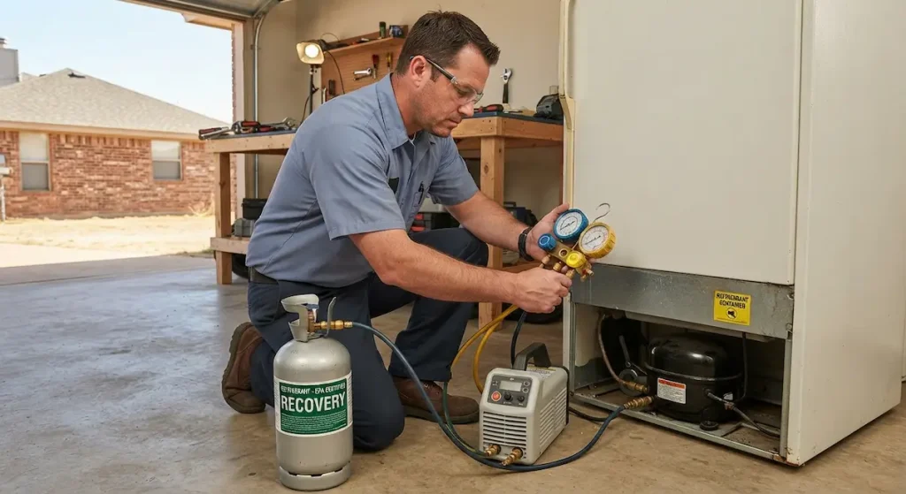 refrigerant recovery Amarillo TX